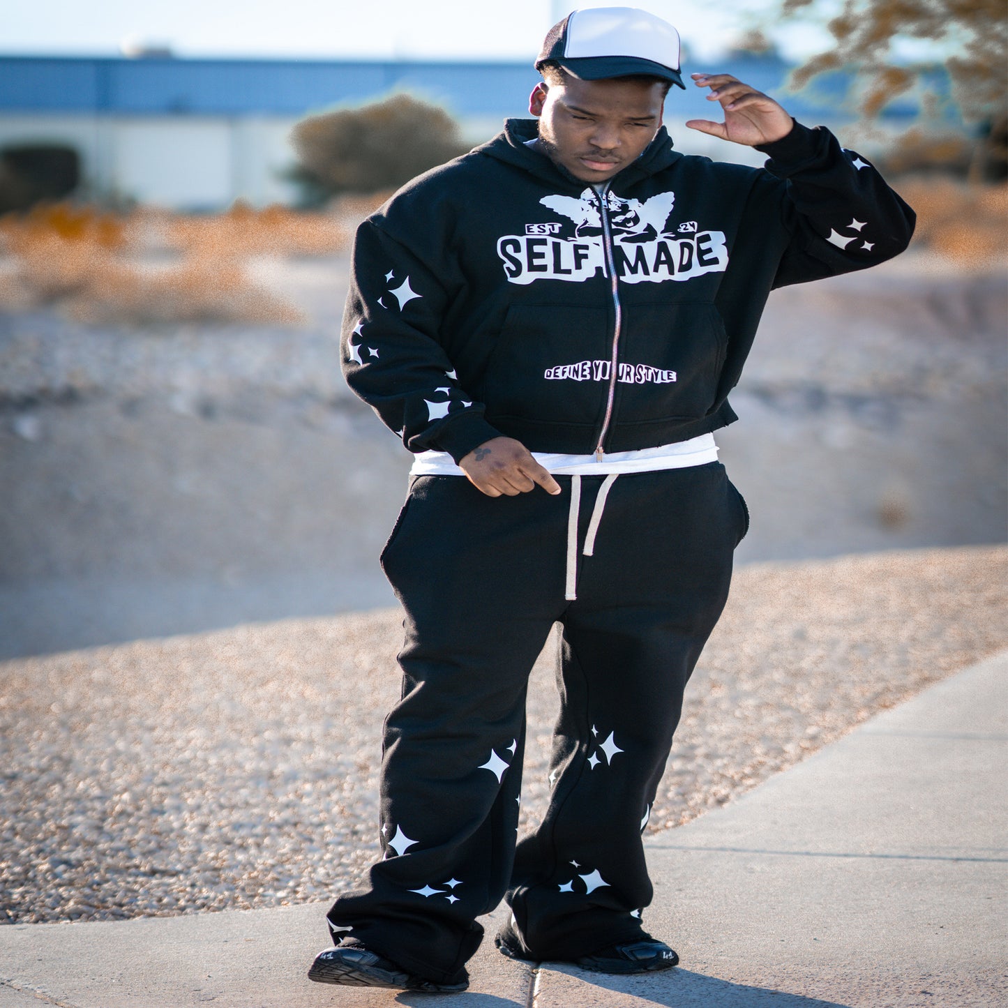 Self Made Hoodie Set